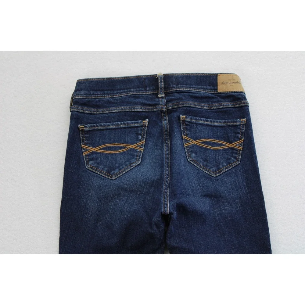Abercrombie Kids Girls Dark Wash Skinny Jeans Size 16 Kids Slim Fit